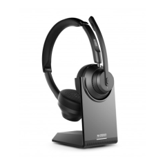 Casque Bluetooth 5.2 Urban Factory Movee Pro - Support de charge - Microphone avec réduction du bruit ambiant - Noir