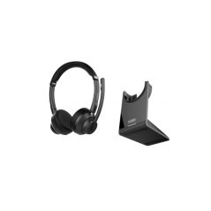 Casque Bluetooth 5.2 Urban Factory Movee Pro - Support de charge - Microphone avec réduction du bruit ambiant - Noir