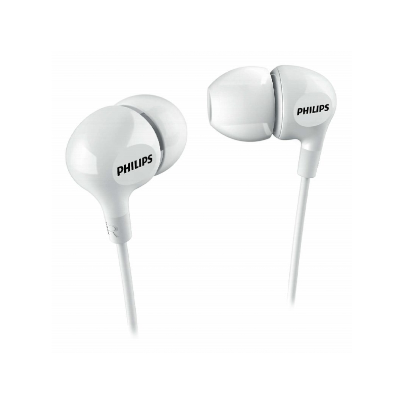 Écouteurs intra-auriculaires filaires Philips - Prise jack 3,5 mm - Microphone intégré - Isolation passive du bruit - Bouton mul