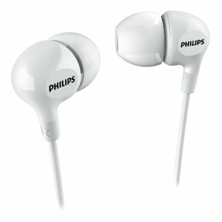 Écouteurs intra-auriculaires filaires Philips - Prise jack 3,5 mm - Microphone intégré - Isolation passive du bruit - Bouton mul