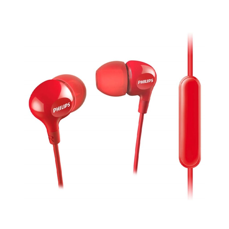 Écouteurs intra-auriculaires filaires Philips - Prise jack 3,5 mm - Microphone intégré - Isolation passive du bruit - Bouton mul