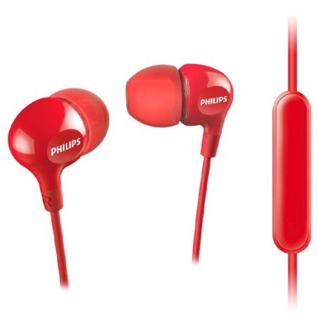 Écouteurs intra-auriculaires filaires Philips - Prise jack 3,5 mm - Microphone intégré - Isolation passive du bruit - Bouton mul