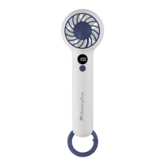 Ventilateur portatif Orbegozo HF 2200 - Ventilation réglable - Affichage numérique - Chargement USB-C - Batterie au lithium long