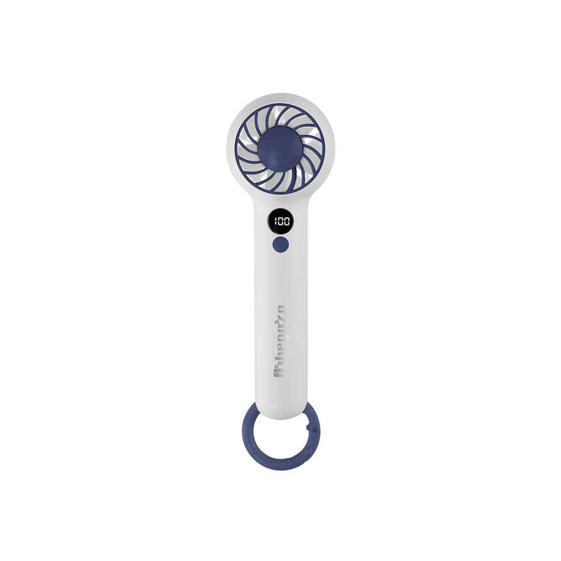 Ventilateur portatif Orbegozo HF 2200 - Ventilation réglable - Affichage numérique - Chargement USB-C - Batterie au lithium long