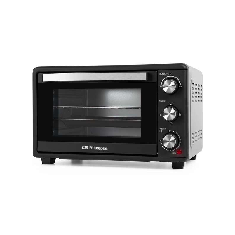 Four électrique multifonction Orbegozo HO 255 - Capacité 25 L - Puissance 1500 W - Sélecteur de température 100º-230º - Minuteri