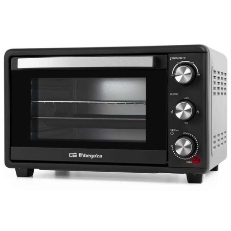 Four électrique multifonction Orbegozo HO 255 - Capacité 25 L - Puissance 1500 W - Sélecteur de température 100º-230º - Minuteri