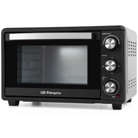Four électrique multifonction Orbegozo HO 255 - Capacité 25 L - Puissance 1500 W - Sélecteur de température 100º-230º - Minuteri