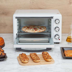 Four électrique multifonction Orbegozo HO 258 - Capacité 25L - Puissance 1500W - Sélecteur de température 100ºc à 230ºc - Minute