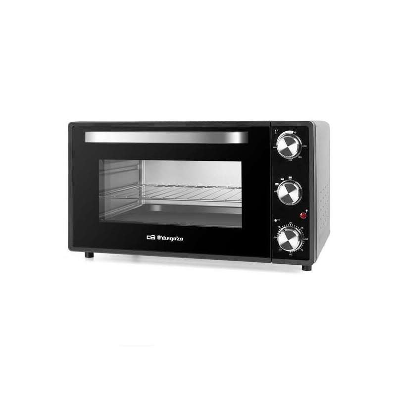 Four électrique de table Orbegozo HO 385 - Puissance 2000 W - Capacité 38 L - Système de chaleur supérieure et inférieure - Minu