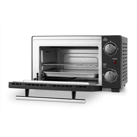Orbegozo HO 985 Four Électrique Multifonction Puissance 800W - Capacité 10L - Sélecteur de chaleur supérieure - inférieure ou si