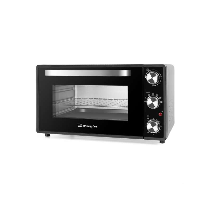 Four électrique à convection Orbegozo HOT 386 - Puissance 2000 W - Capacité 38 L - Système de chaleur supérieure et inférieure -