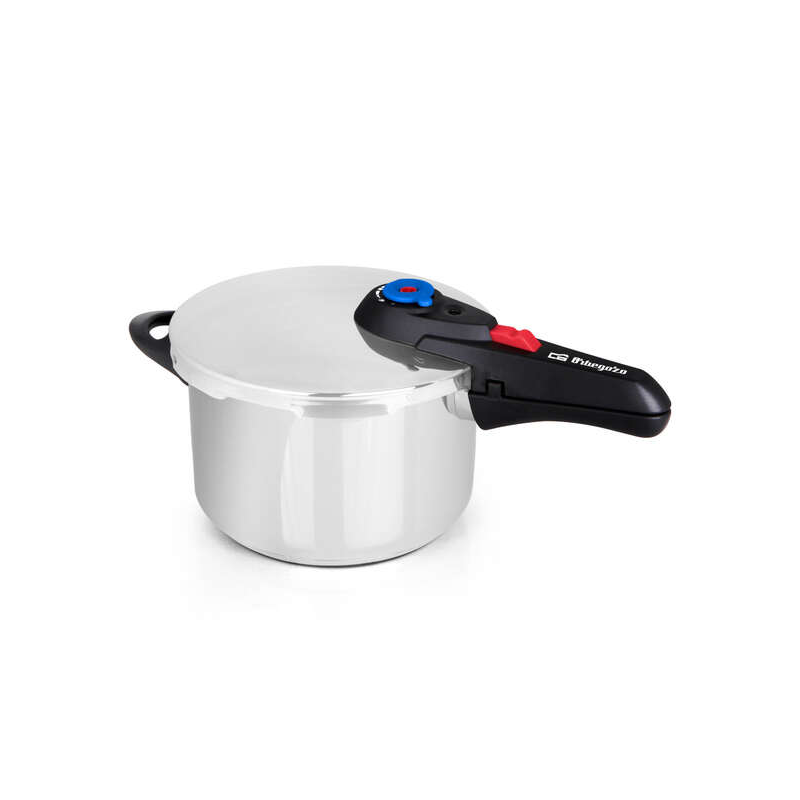 Orbegozo HP 6006 Super Rapid Pot - Capacité 6 litres - Cinq systèmes de sécurité - Fond thermodiffuseur - Convient à tous types