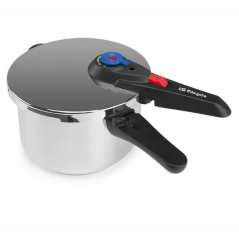 Orbegozo HP 6006 Super Rapid Pot - Capacité 6 litres - Cinq systèmes de sécurité - Fond thermodiffuseur - Convient à tous types