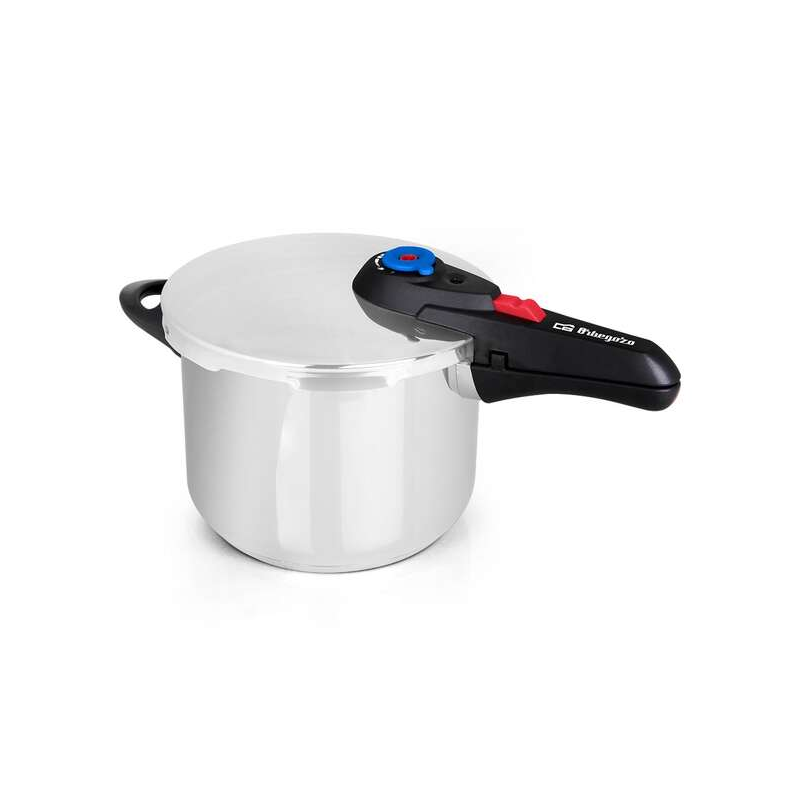 Autocuiseur Orbegozo HP 8006 en acier inoxydable 18/10 - Capacité 8 litres - Cinq systèmes de sécurité - Fond thermodiffuseur -