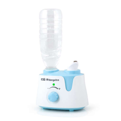L'humidificateur de bouteilles Orbegozo HU 1000 élimine les odeurs et humidifie l'environnement Débit de vapeur réglable - Adapt