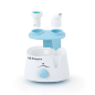 L'humidificateur de bouteilles Orbegozo HU 1000 élimine les odeurs et humidifie l'environnement Débit de vapeur réglable - Adapt
