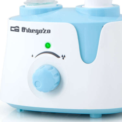L'humidificateur de bouteilles Orbegozo HU 1000 élimine les odeurs et humidifie l'environnement Débit de vapeur réglable - Adapt