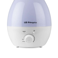 Orbegozo HU 2013 un humidificateur à vapeur froide - Purifie l'air - Régule l'humidité et prend soin de votre peau - Sept lumièr