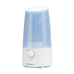 Humidificateur ultrasonique Orbegozo HU 2032 300 ml/h - Puissance 25 W - Réservoir 3 L - Purifie et neutralise les mauvaises ode