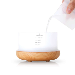 Orbegozo HUA 4000 Humidificateur d'aromathérapie à ultrasons Vapeur Froide - 400 ml - Minuterie 30 ml/H - 7 Couleurs - Silencieu