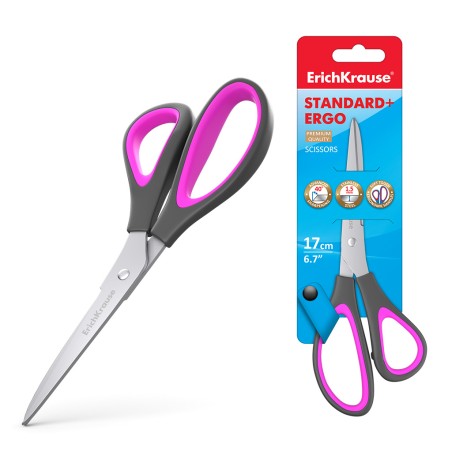 Erichkrause Standard+ Ergo - Lames en acier inoxydable, double affûtag