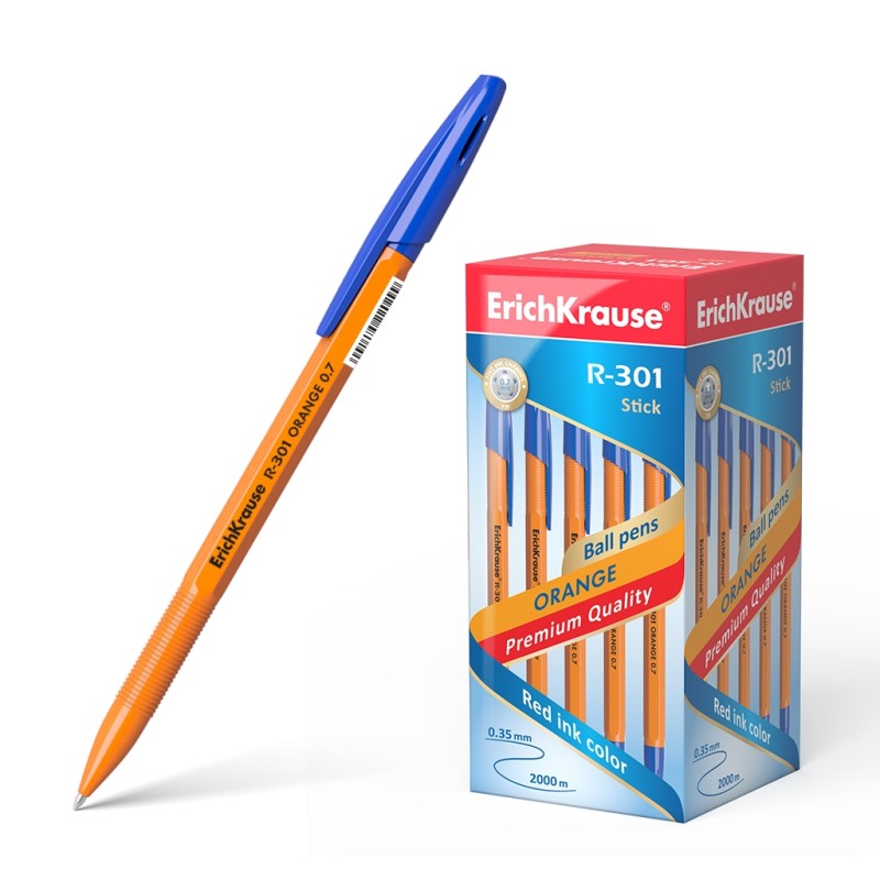 Stylo-bille Erichkrause R-301 orange 0,7 mm x50 Stylo-bille Erichkrause R-301 orange 0,7 mm x50