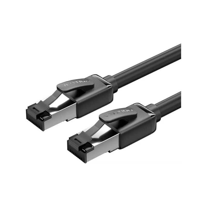 Câble réseau Vention Cat.8 SFTP - Longueur : 3 m - Vitesse jusqu'à 40 Gbit/s - 28 AWG - Blindage multicouche - Noir