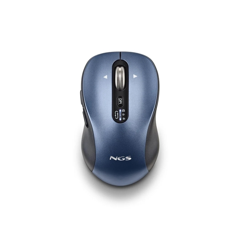 Souris sans fil NGS Infinity-RB 3200dpi - Connexions 2,4 GHz + Bluetooth 5.1 + Bluetooth 5.1 - 5 Boutons - Utilisation droitier