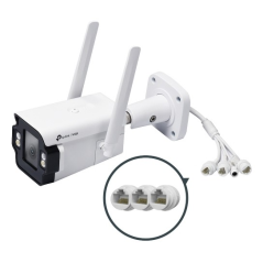 TP-Link Vigi InSight S345-4G Camara de Seguridad para Exterior - Lente de 4mm - IP66 - Deteccion Inteligente - WiFi - Resolucion