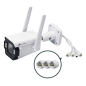 TP-Link Vigi InSight S345-4G Camara de Seguridad para Exterior - Lente de 4mm - IP66 - Deteccion Inteligente - WiFi - Resolucion