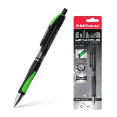 stylo bille noir grip vert