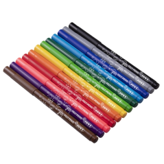 Boite de 144 Feutres Jovi - Large Variété de Teintes - Encre Excellente Fixation - Pointe Résistante - Capuchon Ventilé - Grip T