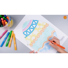 Jovi Étui de 12 Feutres Jumbo - Encre Excellente Fixation - Pointe 3 mm - Capuchon de Sécurité Ventilé - Prise Triangulaire Ergo