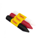Lot de 3 bâtons de maquillage Jovi Face Paint Scary - Pour tous types de peau - Faciles à nettoyer - Blanc, rouge et noir