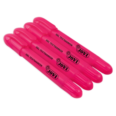 LOT de 12 Jovi Gel Textmarker Marqueurs de texte – Gel sec – Couleurs fluorescentes – Aucune pointe nécessaire – Ne déteint pas
