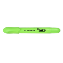 LOT de 12 Jovi Gel Textmarker Marqueurs de texte – Gel sec – Couleurs fluorescentes – Avec élévateur – Aucune pointe nécessaire