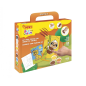 Kit de peinture avec sable Jovi Play & Fun Animaux avec 8 pots de sable + 1 perforatrice + 3 feuilles avec motifs d'animaux terr