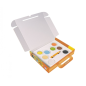 Kit de peinture avec sable Jovi Play & Fun Animaux avec 8 pots de sable + 1 perforatrice + 3 feuilles avec motifs d'animaux terr