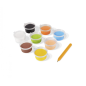 Kit de peinture avec sable Jovi Play & Fun Animaux avec 8 pots de sable + 1 perforatrice + 3 feuilles avec motifs d'animaux terr