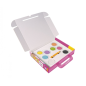 Kit de peinture avec sable Jovi Play & Fun Unicorns avec 8 pots de sable + 1 perforatrice + 3 feuilles avec motifs licornes - Co