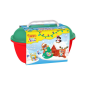 Coffret cadeau Jovi Play & Fun Aventure de Noël avec 24 bâtonnets de pâte à modeler de 15 g + moules + emporte-pièces - Sans glu