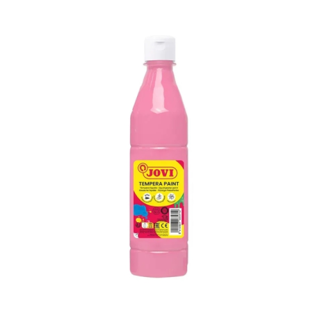 Peinture à la gouache Jovi 500 ml - À base d'eau - Prête à l'emploi - Haute couvrance - Séchage rapide - Excellente fluidité - A