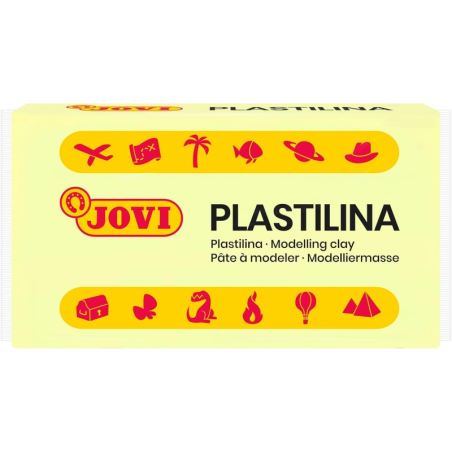 Plateau Jovi avec 18 tablettes de pâte à modeler fluorescente de 50 g - Très malléable - Ne sèche pas