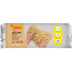 Pâte à modeler autodurcissante Jovi 500 g - Durcissement à l'air - Toucher froid - Facile à modeler - Multi-surfaces - Séchage e