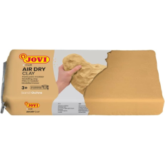 Pâte à modeler autodurcissante Jovi 1000 g - Durcissement à l'air - Toucher froid - Facile à modeler - Multi-surfaces - Séchage