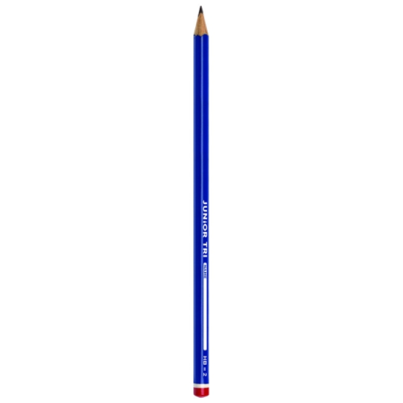 Lot de 12 crayons à mine triangulaires HB Alpino Junior - Espace pour le nom