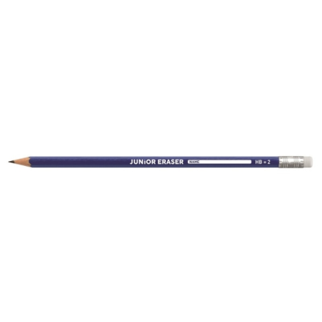 Blister Alpino Junior de 12 crayons graphite HB avec gomme - Espace pour le nom
