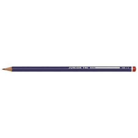 Lot de trois crayons à mine triangulaires HB Alpino Junior (144 crayons) - Espace pour le nom