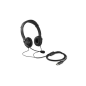 Casque Kensington avec microphone USB - Bandeau réglable - Coussinets d'oreille rembourrés - Commandes sur câble - Câble de 1,80