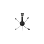 Casque pliable Kensington avec microphone - Connexion 3,5 mm - Arceau réglable - Oreillettes rembourrées - Commandes intégrées -